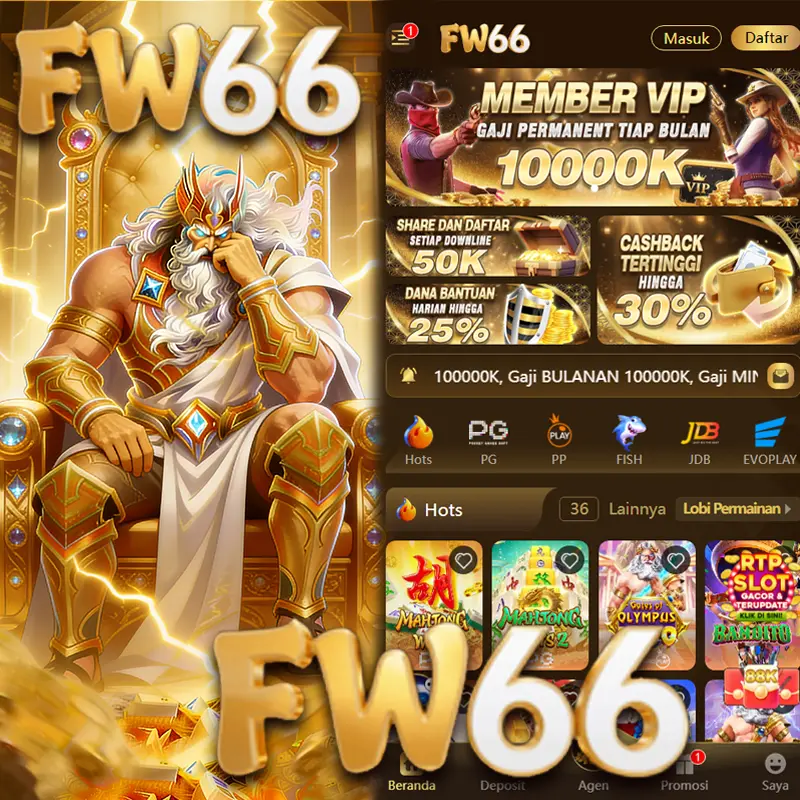FW66 Masuk Resmi 2026 Aplikasi